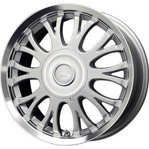 New 16x7 5x115 5x108 MB Motoring Silver Wheel Rim