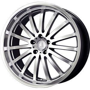 New 19x8 5 5x112 Mandrus Millennium Silver Wheels Rims