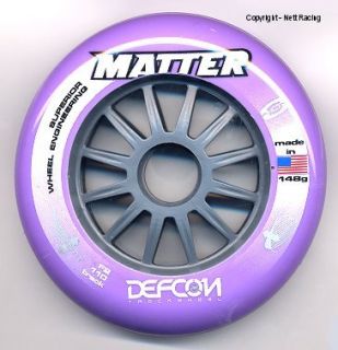 Matter Defcon F2 DK Purple 110mm Speed Skate Wheels