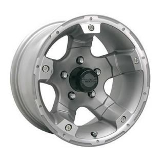 New Black Rock 900 Viper 15x8 Aluminum Wheels Rims