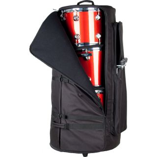 Protec CP200WL Multi Tom Bag with Wheels Free US Shipping