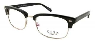  Eyewear 201 Retro Eyeglasses Frame Color Black Silver Size 53 20 145