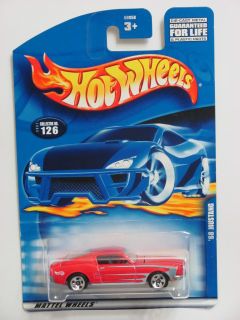 Hot Wheels 2001  68 Mustang 126 Red