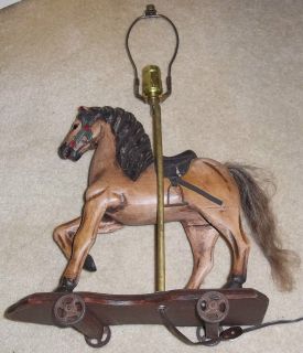 Horse Lamp on Wheels