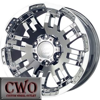 17 Chrome Vision Warrior Wheels Rims 8x165 1 8 Lug Chevy GMC Dodge
