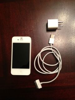 Apple iPhone 4 16GB White Verizon Clean ESN