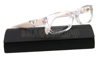 New Prada Eyeglasses VPR 10OA White 7S3 101 VPT10OA 54mm