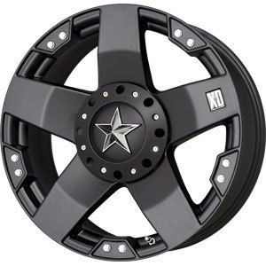 New 18x9 8x170 XD Rock Star Black Wheels Rims