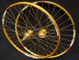 Sun Rims Single Track Novatec Wheelset Wheel Set Gold