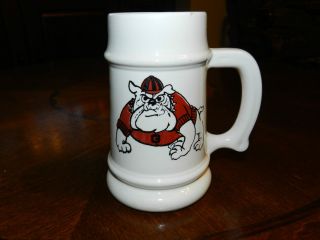 Vintage Georgia Bulldog Beer Mug 1983 Sugar Bowl