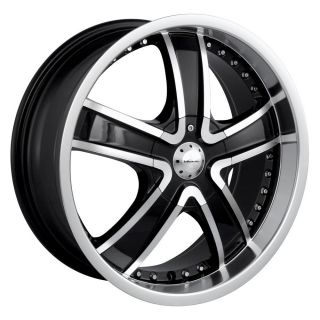 17 inch Veloche Velvet Black Wheels Rims 5x4 5 GS300 gs350 GS400 GS430