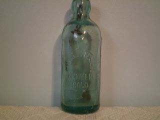Vintage Chas F Tesch Denver Colo Bottle