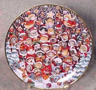 This is a wonderful collectors plate titled SANTA CLAWS by artist