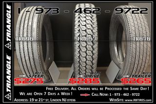 R22.5 / R24.5 [Truck Tires   Front / Drive / Trailer, 295/75r22.5 11r