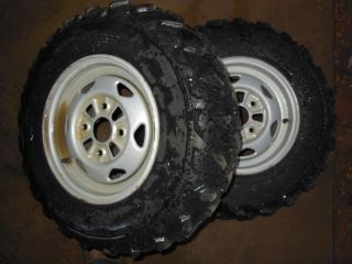 420 Rancher Foreman 500 Rincon 680 650 Front Wheel Rim Tire Set