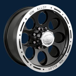 ION Alloy Style 174 Black Beadlock New Set of Wheels 16x8 Free Ship