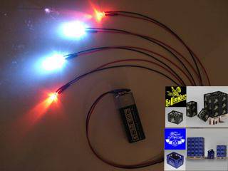 LED Beleuchtung XENON RC Tuning 1/10 1/18 1/24 Gratis