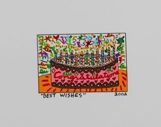 James Rizzi   Best Wishes   Farblithografie   2D