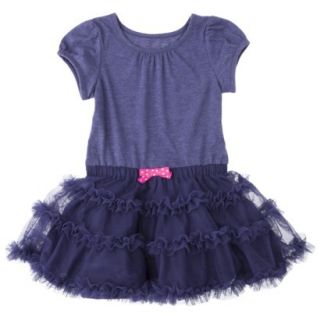 Cherokee Infant Toddler Girls Tutu Dress   Nightfall Blue 12 M