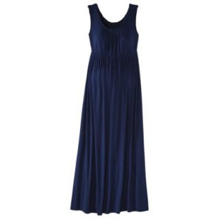 Liz Lange for Target Maternity Sleeveless Scoop Neck Maxi Dress   Blue XS