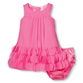 Cherokee Infant Toddler Girls Sleeveless Dress   Pink 12 M