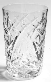 Waterford Shannon Jubilee 10 Oz Flat Tumbler   Criss Cross& Arch Cuts,Multisided