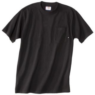 Dickies Mens Short Sleeve Pocket T Shirt with Wicking   Black XL