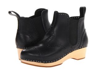 Swedish Hasbeens Chelsea Debutant Womens Shoes (Black)