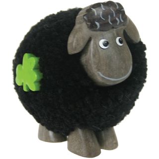Fluffy Sheep Standing Black (black/grey. WARNING: Not suitable for children under 36 months. Imported. )