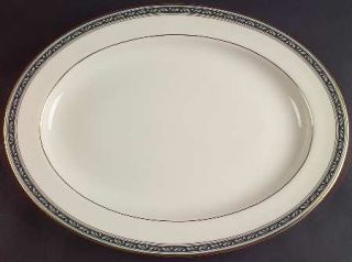 Royal Doulton Oregon 16 Oval Serving Platter, Fine China Dinnerware   New Roman