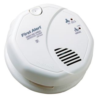 BRK SC7010BV Carbon Monoxide amp; Smoke Alarm, 120V Hardwired Photoelectric w/ Battery Backup amp; Voice Warning