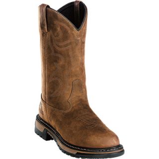 Rocky 11in. Branson Roper Waterproof Western Boot   Brown, Size 9 Wide, Model#
