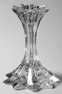 Riedel Grand Prix Single Light Candlestick   Plain Bowl,Ribbed Stem, Textured Fo