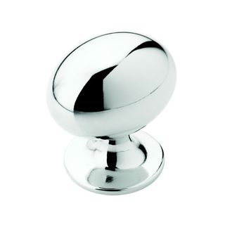Amerock Oversized Oval Chrome Cabinet Knobs (pack Of 5)