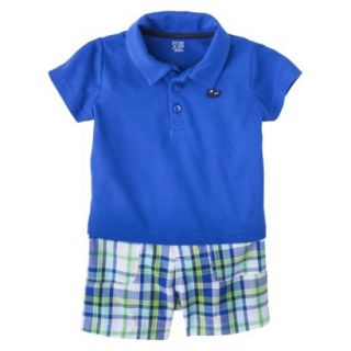 Just One YouMade by Carters Newborn Boys 2 Piece Short Set   Blue 9 M