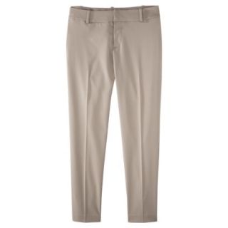 Merona Womens Twill Ankle Pant   (Curvy Fit)   Vintage Khaki   8