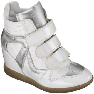 Girls Circo Gia Sneaker Wedge   Silver 13