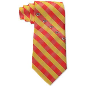 Kansas City Chiefs Eagles Wings Polyester Checked Tie