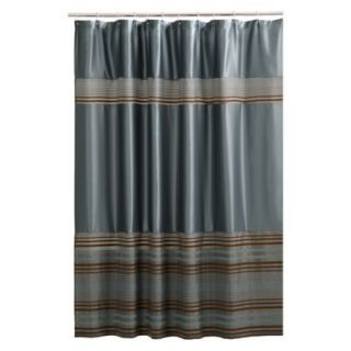 Mark Fabric Shower Curtain   Blue (70x72)