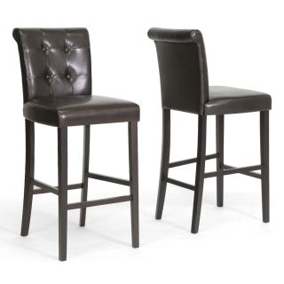 Baxton Studio Torrington Modern Bar Stools (set Of 2)