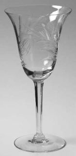 Tiffin Franciscan Mystic Water Goblet   Stem #17397, Cut