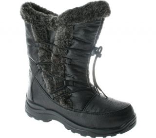 Womens Spring Step Yukon   Black Nylon Boots