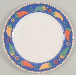 Christopher Stuart Pepper Patch 12 Chop Plate/Round Platter, Fine China Dinnerw