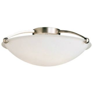 Kichler 8407NI Soft Contemporary/Casual Lifestyle SemiFlush 5 Light Fixture Brushed Nickel