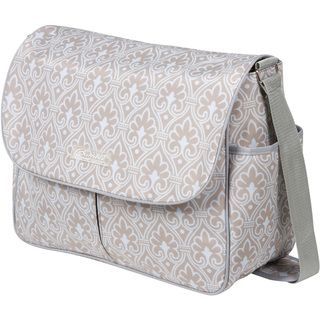 The Bumble Collection Amber Tote Diaper Bag In Blue Filagree