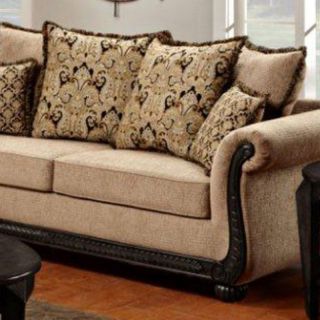 Chelsea Home Delray Taupe Lily Sofa Multicolor   6000 S DT