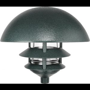 RAB Lighting LLD3VG/FS13 120V 10 3Tier Self Ballasted Dome Top Path Light, 13W Verde Green