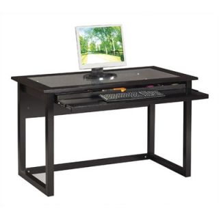 OSP Designs Meridian Computer Desk in Black MD2542
