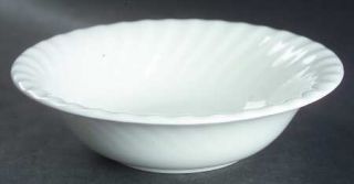 Royal Doulton Cascade Coupe Cereal Bowl, Fine China Dinnerware   All White,Swirl