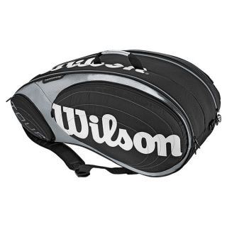 Wilson Tour 9 Pack Tennis Bag Black/Silver